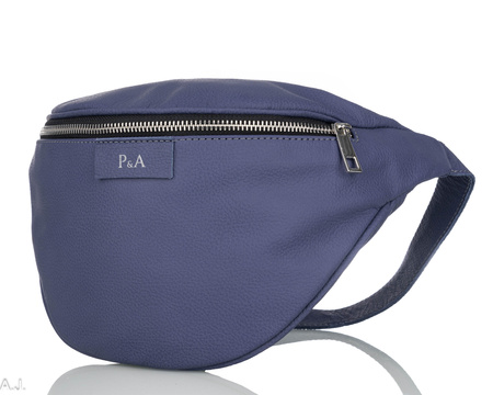 Saszetka damska skórzana S-PA jasny fiolet