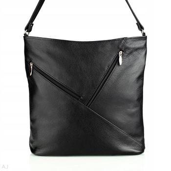 Torebka damska skórzana T-MP czarny