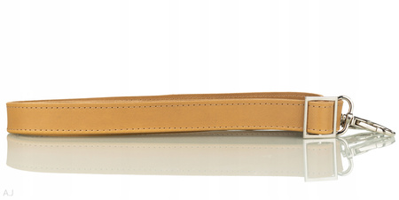 Torebka damska skórzana T-PRA miodowy brąz