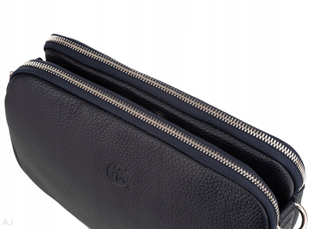 Torebka damska skórzana Canaletto T-830 granatowy