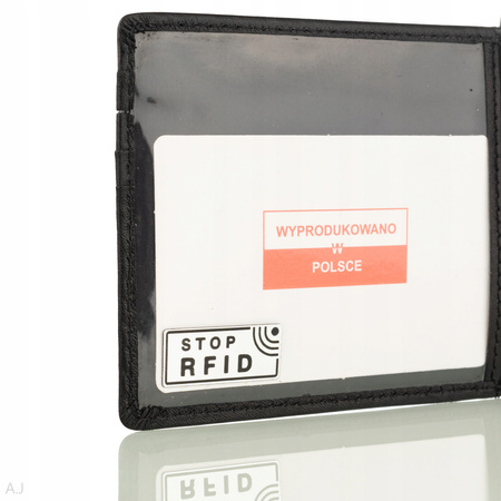 Portfel męski skórzany Canaletto P-1501/S czarny