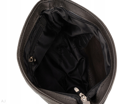 Torebka damska skórzana T-ZOWA brąz