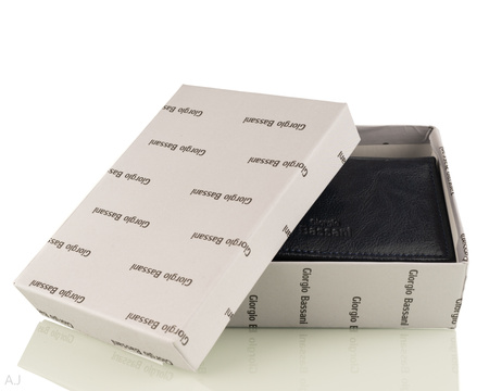 Portfel damski skórzany GB P-40 granatowy