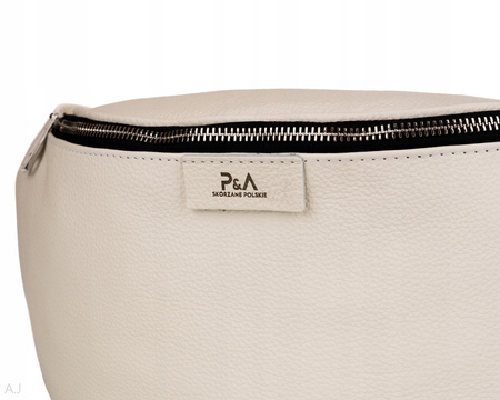 Saszetka damska skórzana S-PA L biały