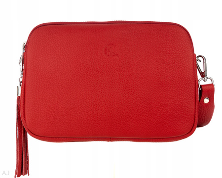 Torebka damska skórzana Canaletto T-830 czerwony