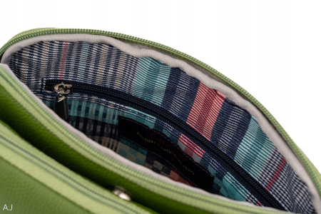 Torebka damska skórzana Canaletto T-840 zielony