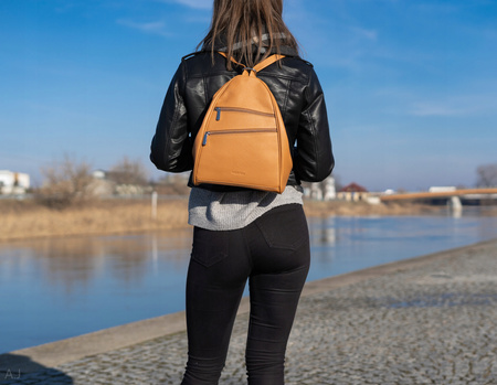 Plecak damski skórzany Canaletto PL-460 camel