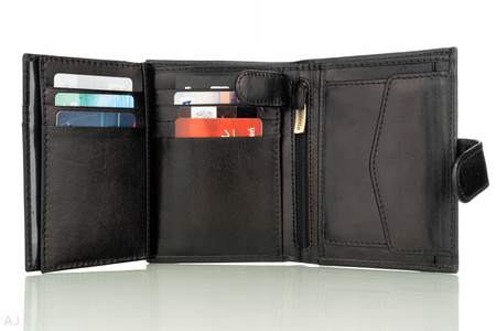 Portfel męski skórzany Canaletto P-1505/A czarny