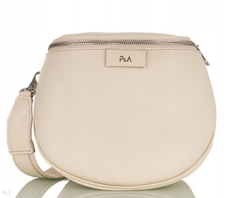 Torebka damska skórzana T-BAL kremowy