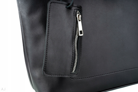 Torebka damska skórzana T-PRA czarna