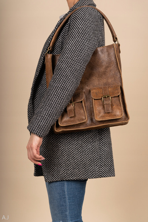 Torebka damska skórzana Canaletto T-711 camel