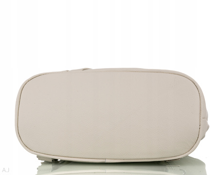 Plecak damski skórzany PL-LED biały