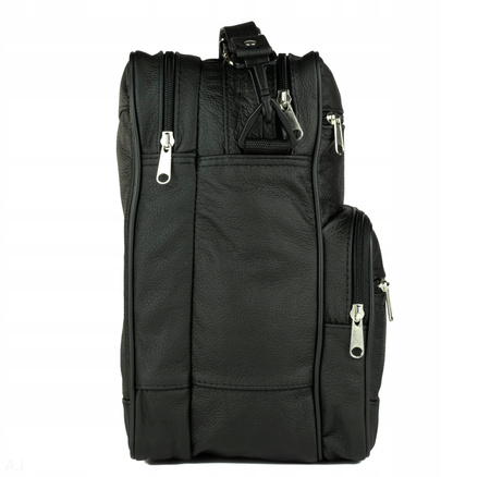 Torba męska skórzana T-11 czarna