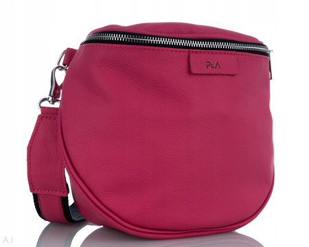 Torebka damska skórzana T-BAL fuksja