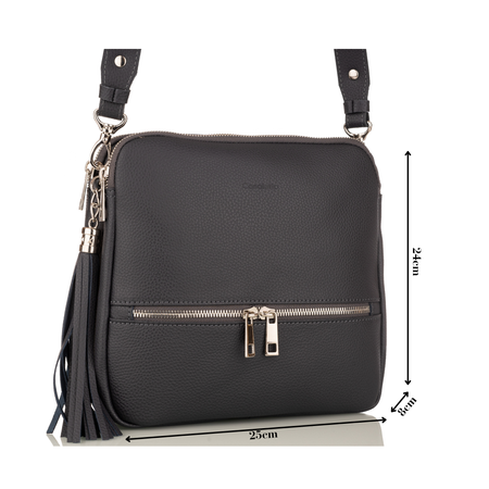 Torebka damska skórzana Canaletto T-840 szary