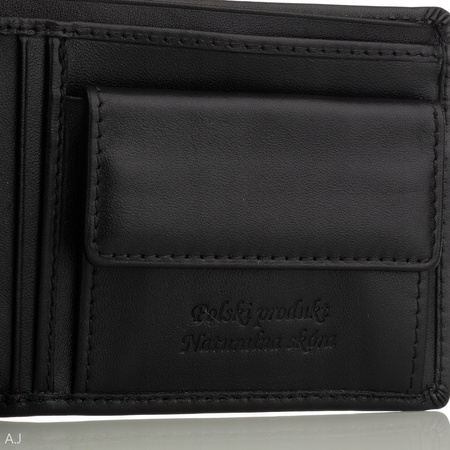 Portfel męski skórzany Canaletto P-1501/SA czarny