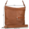 Torebka damska skórzana T-JD  camel