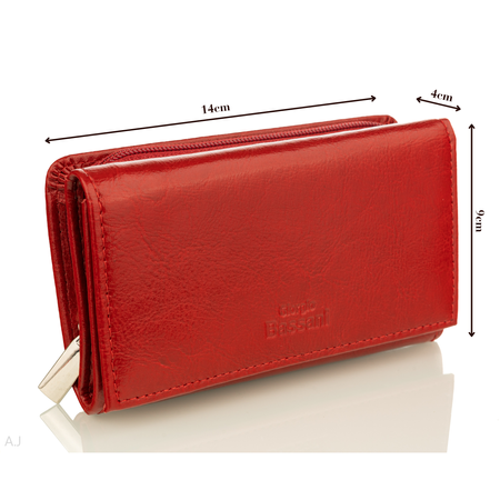 Portfel damski skórzany GB P-40 czerwony