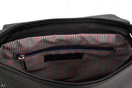 Torebka damska skórzana Canaletto elegancka T-601 czarna