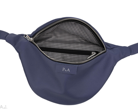 Saszetka damska skórzana S-PA jasny fiolet