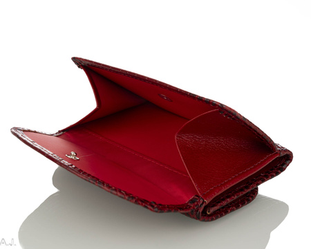 Portfel damski skórzany Canaletto P-1201 czerwony