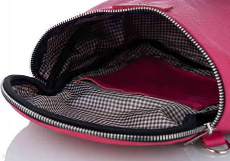 Torebka damska skórzana T-BAL fuksja