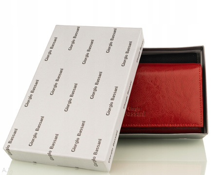 Portfel damski skórzany GB P-80 czerwony