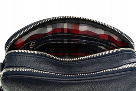 Torebka damska skórzana Canaletto T-808 granatowy