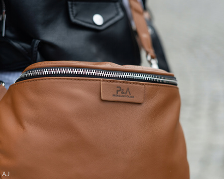 Torebka damska skórzana T-BAL szary