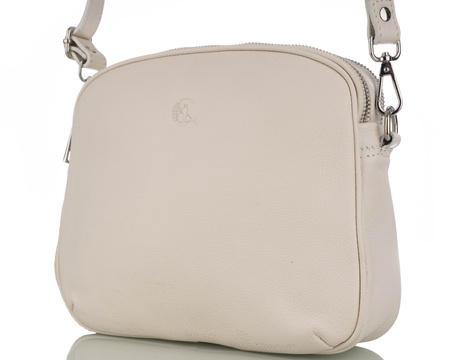 Torebka damska skórzana Canaletto T-808 beżowy