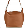 Worek damski skórzany T-MQ camel
