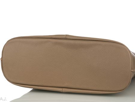 Torebka damska skórzana T-NAT fango