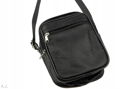 Torba męska skórzana T-EDE czarna