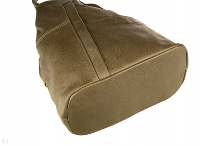 Plecak damski skórzany PL-JOA ciemna zieleń