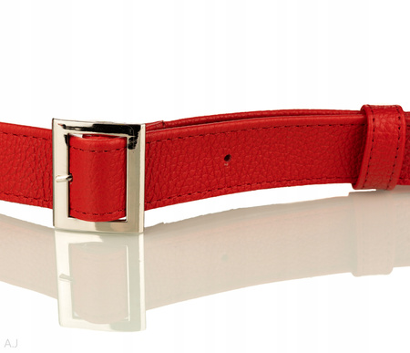 Saszetka damska skórzana S-PA czerwona