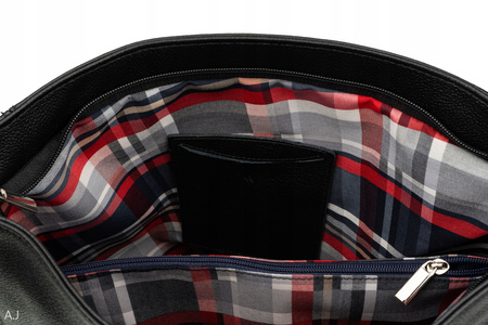 Torba męska skórzana Canaletto T-940 czarny