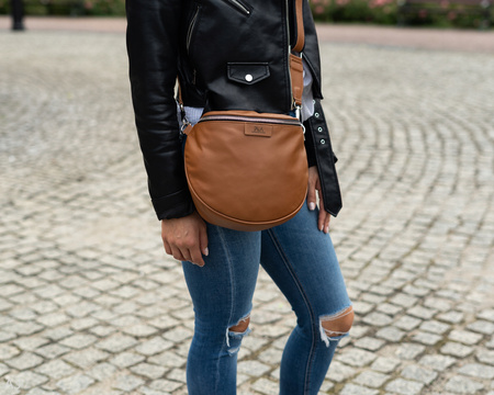 Torebka damska skórzana T-BAL kremowy