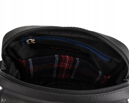 Listonoszka męska skórzana Canaletto T-330 czarny