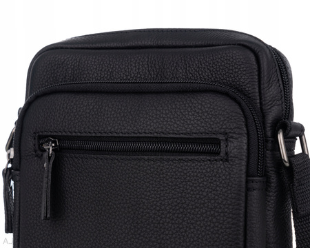 Listonoszka męska canaletto T-155 czarny