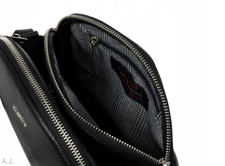 Torebka damska skórzana Canaletto T-810czarna