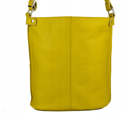 Torebka damska skórzana T-XS żółty