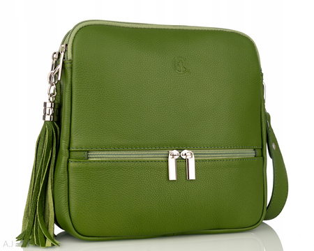 Torebka damska skórzana Canaletto T-840 zielony