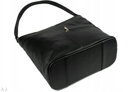 Torebka damska skórzana T-JDA czarna