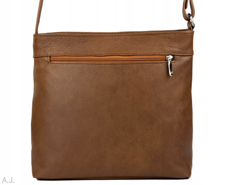 Torebka damska skórzana T-ZPA camel