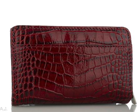 Portfel damski skórzany Canaletto P-1225 czerwony