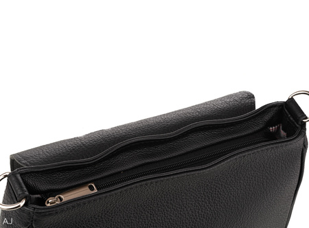 Torebka damska skórzana Canaletto elegancka T-601 czarna