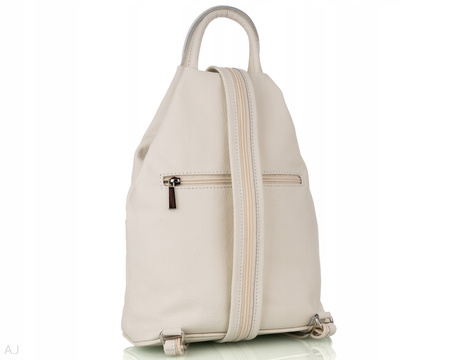 Plecak damski skórzany PL-LED biały