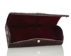 Etui na okulary skórzane P-107 bordo