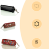 Etui na klucze skórzane P-75 czerwony
