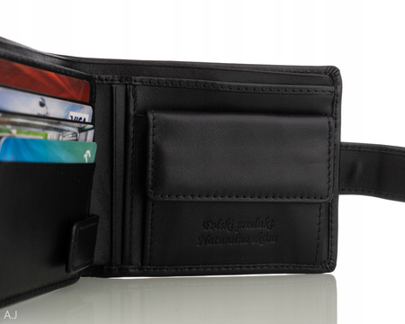 Portfel męski skórzany Canaletto P-1501/SA czarny